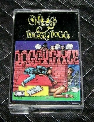 Vtg 1993 Snoop Doggy Dogg Doggy Style Cassette Death Row Bmg Dog