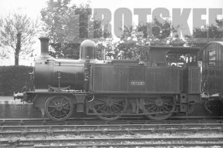 Glass Negative Sr Southern Railway Steam Loco W13 Bembridge 1930 Isle Of Wight B