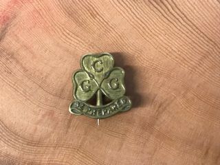 Vintage Canadian Girl Guide Be Prepared Pin