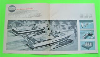 1964 CHRIS CRAFT MOTOR YACHT FULL LINE B&W BROCHURE 32 - pgs 17 BOAT MODELS Xlnt 3