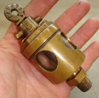 Penberthy Rod Oiler For Steam Or Gas Engine Old Brass Lubricator Antique Motor