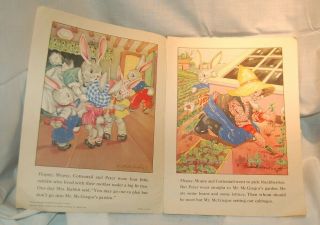 Vintage Childs Classic Peter Rabbit,  1938,  Ruth E.  Newton ' s Art, 2