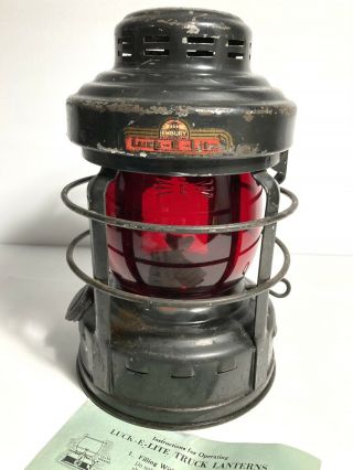 Embury Luck - E - Lite No 25 Lantern With The Instructions