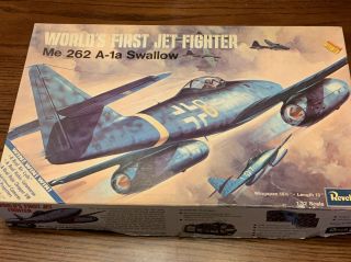 1/32 Revell Me 262 A - 1a Swallow Fighter Jet Vintage Model Kit Unbuilt