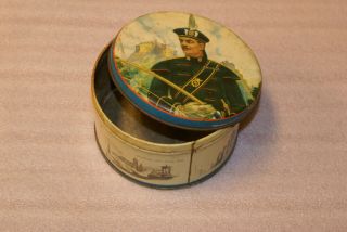 Gray And Dunn Vintage Biscuit Cookie Tin Queens Scottish Archers