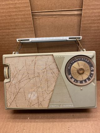 Ge General Electric Model P - 806a Vintage Transistor Am Radio - (1959)