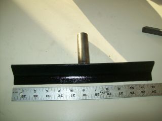 12 " Custom Tool Rest From Vintage Delta 12 " Wood Lathe Cast Iron Bed 1 1/2 " Gap
