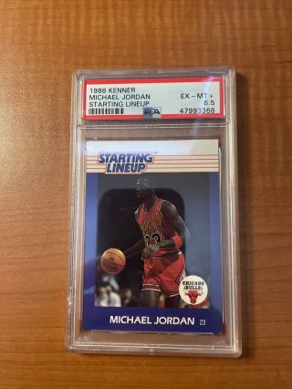 1988 Kenner Michael Jordan Starting Lineup Psa 6.  5