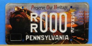 Pennsylvania Railroad License Plate Sample Locomotive Preserve Our Heritage