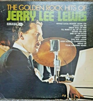Jerry Lee Lewis The Golden Rock Hits 1964 Vintage Vinyl Record Album Srs 67040