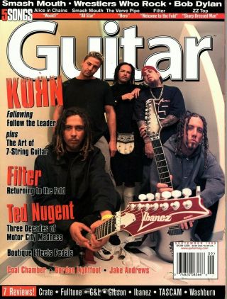 Guitar (for The Practicing Musician) September 1999 - Korn,  Filter,  Smash Mouth
