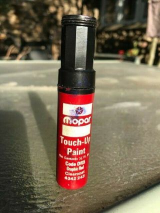 Vintage Chrysler Dodge Plymouth Touch Up Paint R5 Graphic Red