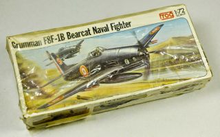 Vintage Frog Model Kit 1:72 Scale Grumman F8f - 1b Bearcat Naval Fighter Kit F407