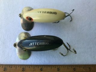 2 Vintage Fred Arbogast Jitterbugs (1 Is Luminous)