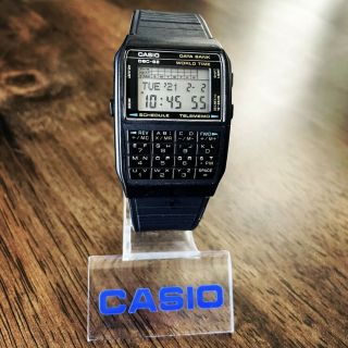 Vintage 1988 Casio Dbc - 62 Data Bank World Time Calculator Watch Module 676