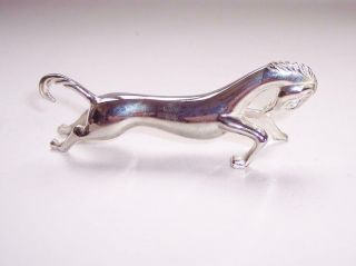 Vintage French Art Deco Style Silver Plated Galloping Horse Ornament Figure