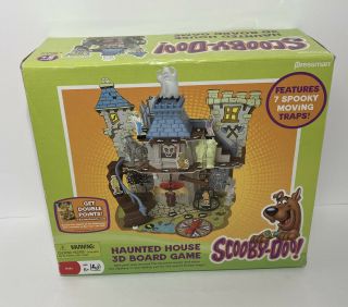 Vintage 2009 Scooby - Doo Haunted House 3 - D Game By Pressman Complete