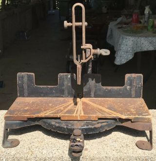 Antique Miller Falls Tool Mitre Box No 110 15 X 12 X 7” Ma Usa