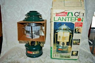 Vintage Coleman Cl1 Single Mantle Lantern W/original Box Papers & Packing