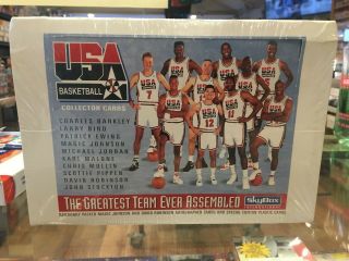 1992 Box Usa Olympic Basketball Dream Team Sky Box 36 Packs Michael Jordan