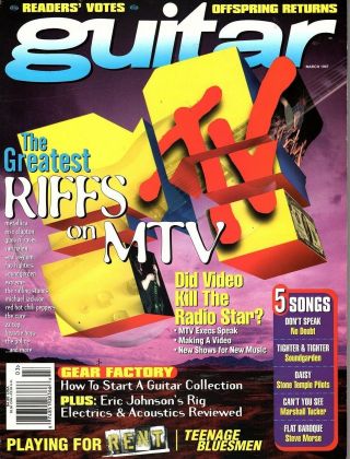 Guitar (for The Practicing Musician) March 1997 - The Greatest Riffs On Mtv