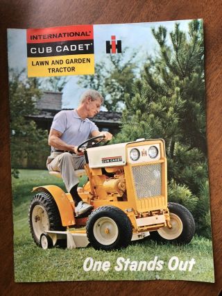 1964 International Harvester Cub Cadet Tractor Sales Brochure 64