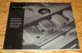 1993 Cadillac Allante Deluxe Sales Brochure 93