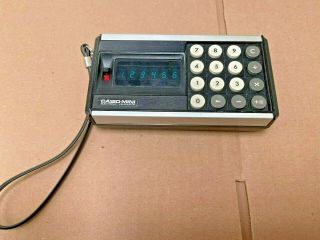 Vintage Casio Mini Electronic Calculator Led