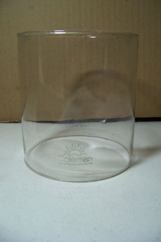 Vintage Coleman 220,  228,  290,  295 Lantern Globe Glass With Green Lettering