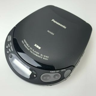 Panasonic Sl - S160 Walkman Portable Cd Player Mash Xbs Vintage 1995,  Clik Case