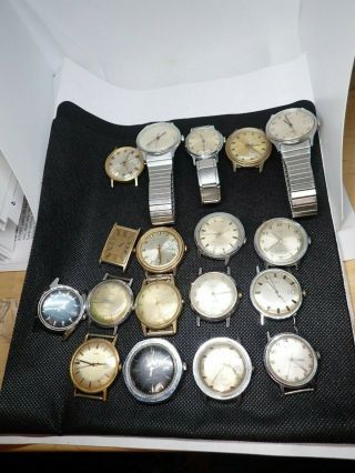 18 Vintage Timex Men 