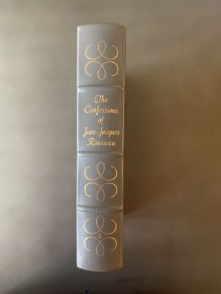 Easton Press Confessions Of Jean Jacques Rousseau Collector’s Edition Vintage