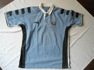 Vintage Cardiff Wales Fila Rugby Jersey Shirt Size Xl