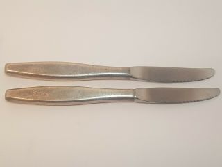 Antique/vintage Canadian Pacific Airlines Set Of 2 Knives Tableware Cutlery