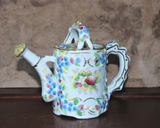 Vintage Watering Can With Flowers - Made In Occupied Japan