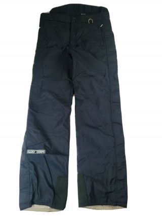Vtg Hard Corps Gore - Tex Dark Insulated Ski Snowboarding Snow Pants Size 36 Long