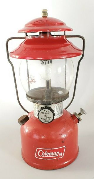 Rare Vintage Coleman 1974 Lantern Red 200a - 11/74