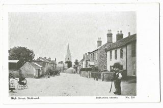 Norfolk Methwold High Street Vintage Postcard 16.  12