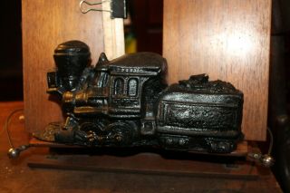 Vintage Coal Carving Train Steam Engine Tender 10 " Whitley City Kentucky