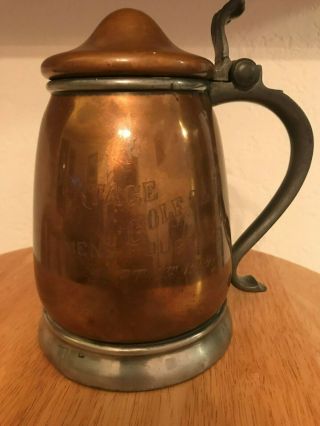 Golf Antique Trophy Cup From 1904.  Portage Golf Club Mens Foursome
