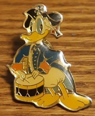 Vintage 1989 Walt Disney Donald Duck Drummer Lapel Pin Eastman Kodak