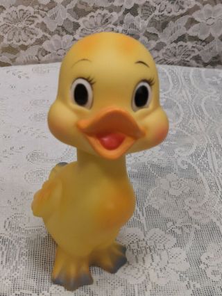 Vintage Easter Unlimited Squeak Rubber Duck Toy