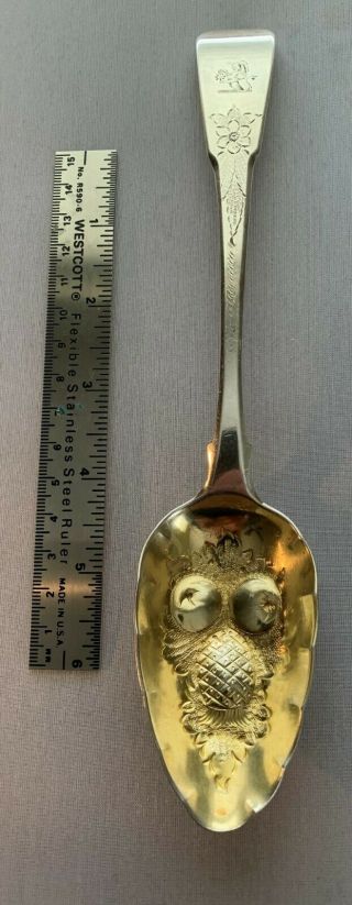 Early 19th Century Sterling Silver Serving Spoon