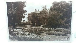 Vintage Rp Postcard Valentines Mansion Ilford Posted 1957 Vgc