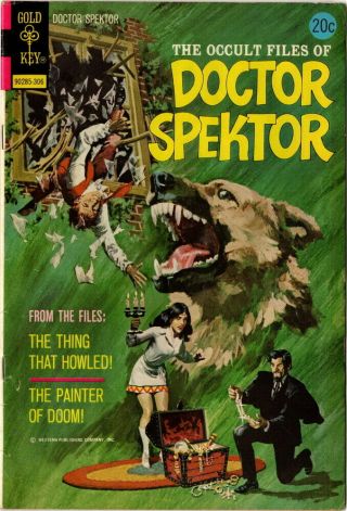 The Occult Files Of Doctor Spektor Comic No 2,  June 1973 Vintage Gold Key
