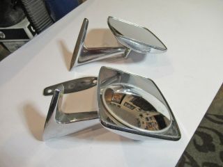Vintage Ford Script Side Mirrors.