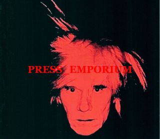 Andy Warhol Red Self Portrait Tate Modern Vintage Photo Press Foto