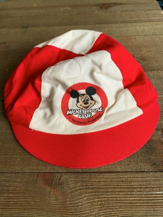 Vintage Mickey Mouse Club Hat - Walt Disney Productions Rare Kids Hat