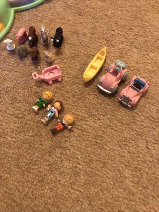 Vintage Polly Pocket 1991 Dream World Town Playset with figures and accessories 2