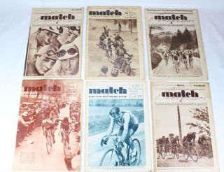 Vintage Cycling Collectable - ‘match’ French Publication - Tour De France 1930s